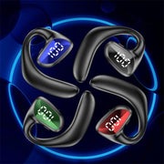 M-K8 Bluetooth Headset Ear Hanging Business Model Air Conduction Earphone(Blue)