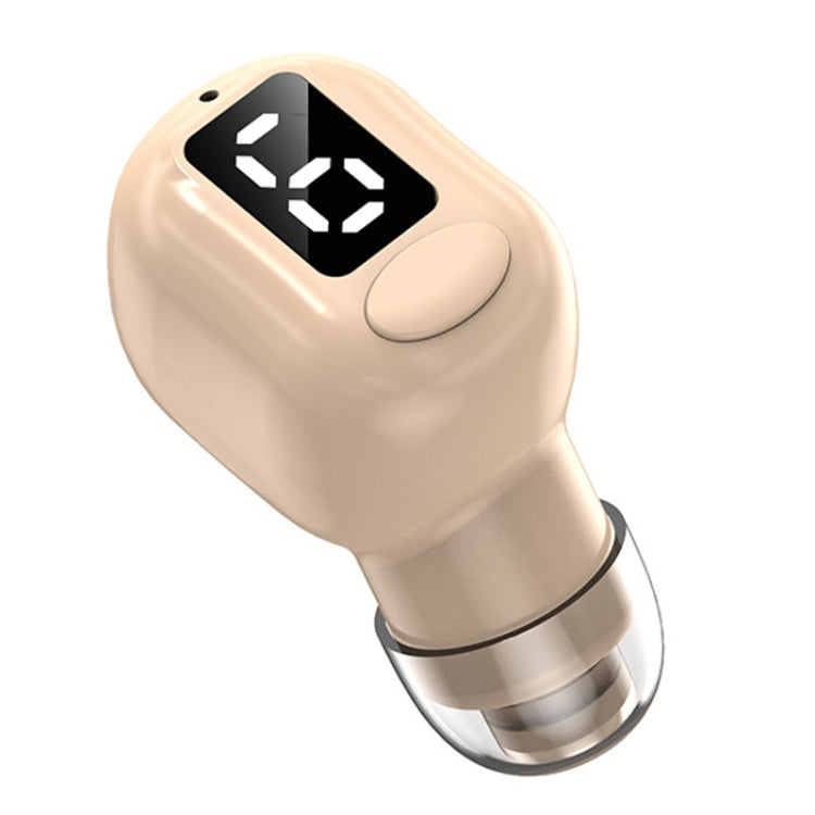 M5 Digital Display Bluetooth Headset Mini In-ear Invisible Headphones(Skin Color) - Bluetooth Earphone by PMC TechLife | Online Shopping South Africa | PMC TechLife