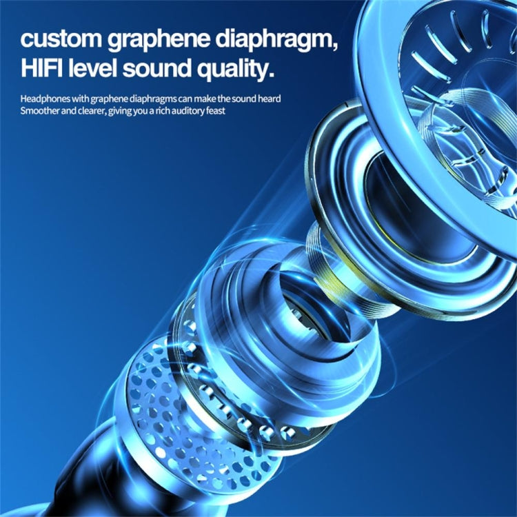 M5 Digital Display Bluetooth Headset Mini In-ear Invisible Headphones(White) - Bluetooth Earphone by PMC TechLife | Online Shopping South Africa | PMC TechLife