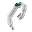 V19 Bone Conduction Digital Display Stereo Hanging Ear Sports Bluetooth Headset(White) - Bluetooth Earphone by PMC TechLife | Online Shopping South Africa | PMC TechLife