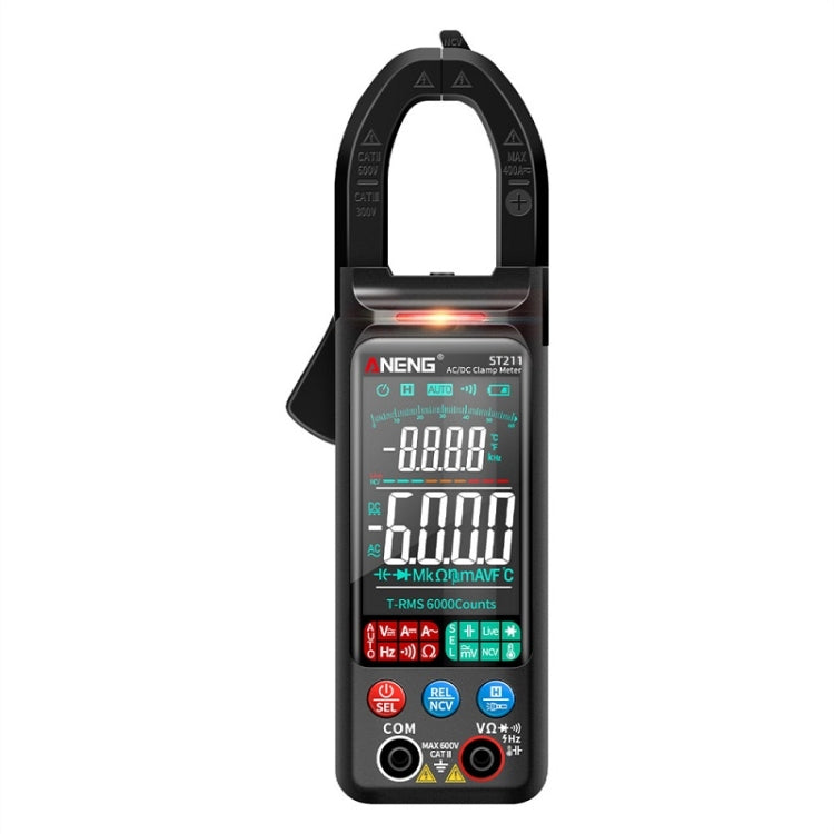 ANENG Large Screen Multi-Function Clamp Fully Automatic Smart Multimeter, Specification: ST212 Black DC Current - free shipping - PMC TechLife - Order now!