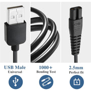 For Xiaomi Mijia MJTXD01SKS Electric Shaver USB Charging Cable Power ,Spce:  6pcs USB Cable