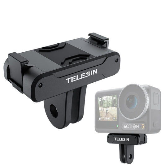 For DJI OSMO Action 3 TELESIN Magnetic Two Claw Adapter Action Camera Accessories - free shipping - PMC Jewellery - Order now!