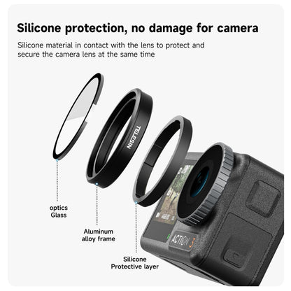 For DJI OSMO Action 3 / 4 TELESIN ND CPL Filter Set Aluminium Alloy Frame Lens(CPL+ND8/16/32 Set) - free shipping - PMC Jewellery - Order now!
