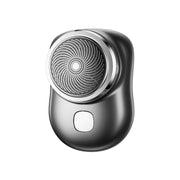 Electric Mini Shaver USB Rechargeable Water-resistant Portable Razor(Black)
