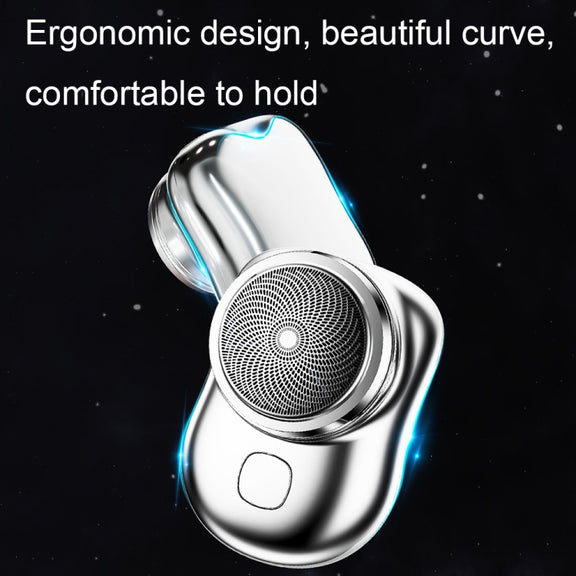 Electric Mini Shaver USB Rechargeable Water-resistant Portable Razor(Green)