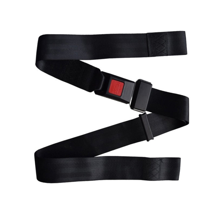 2pcs B7 Free Installation Motorcycle / Stretcher / Electric Wheelchair Seat Belt(Black)