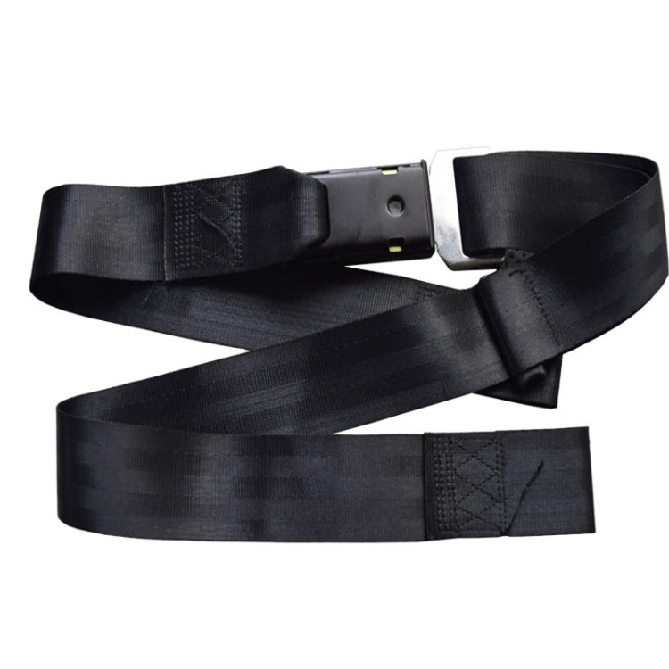 2pcs B7 Free Installation Motorcycle / Stretcher / Electric Wheelchair Seat Belt(Black)