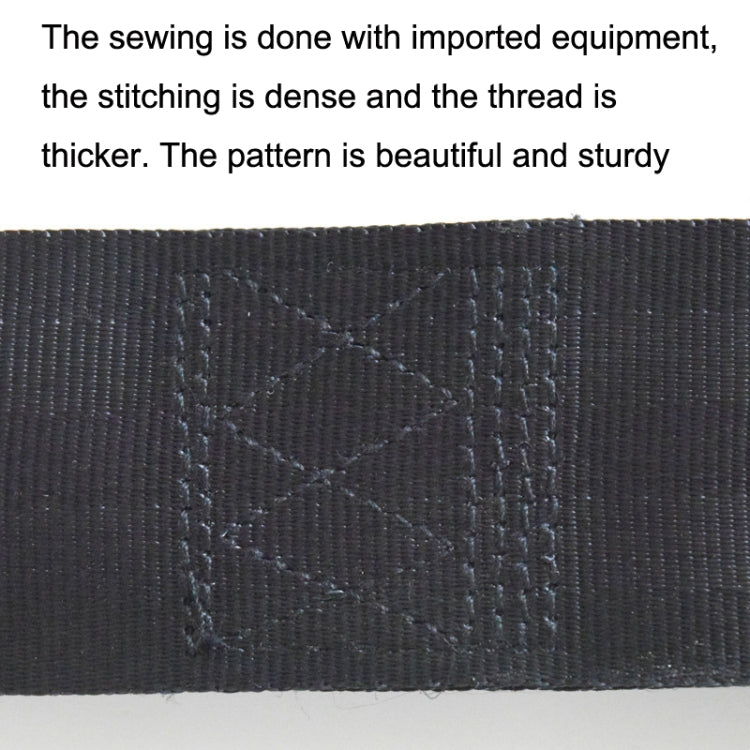 2pcs B7 Free Installation Motorcycle / Stretcher / Electric Wheelchair Seat Belt(Black)