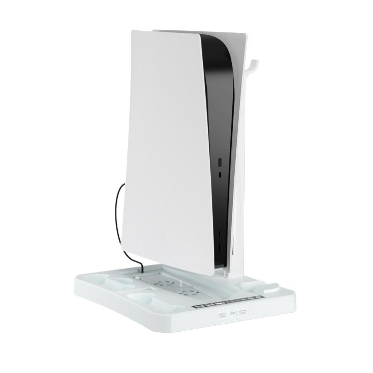 For PS5 ipaly Host Multifunctional Cooling Base VR2 Handle Charging Stand Disc Storage Rack(White) - free shipping - PMC Jewellery - Order now!