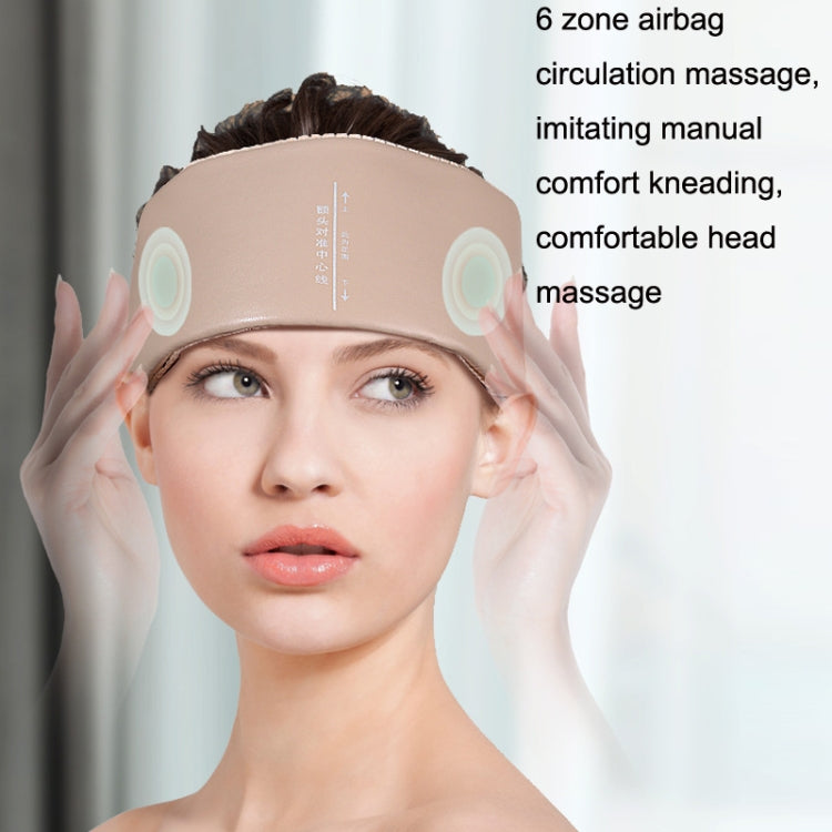 JKQ-121 Head Massager Multifunctional Hot Compress Headache Sleep Aid Head Therapy Instrument(Pink) - free shipping - PMC TechLife - Order now!