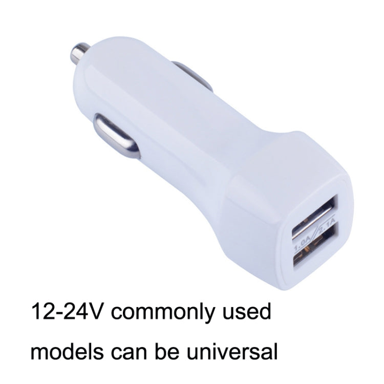 522AL Fast Charging With Cable Car Charging, Output Interface: Micro USB (White)