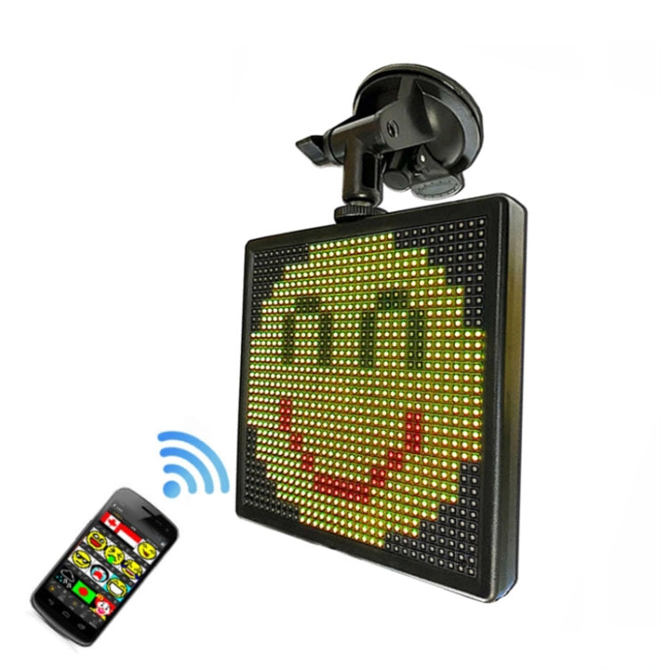 P4-32x32 RGB Full Color Emoji Picture LED Car Display Wireless Transmission Wifi Custom - Car Monitor by PMC TechLife | Online Shopping South Africa | PMC TechLife