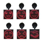 P4-32x32 RGB Full Color Emoji Picture LED Car Display Wireless Transmission Wifi Custom