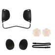 XD00001 Molding Silicone Nipple Sticker Frontless Bra Adjustable Anti-sag Push-up Bra Kit(W-type Black) - free shipping - PMC TechLife - Order now!
