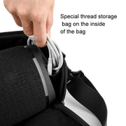 For Sony SRS-XB43 Speaker Carrying Bag Travel Storage Bag Crossbody Bag(Black)