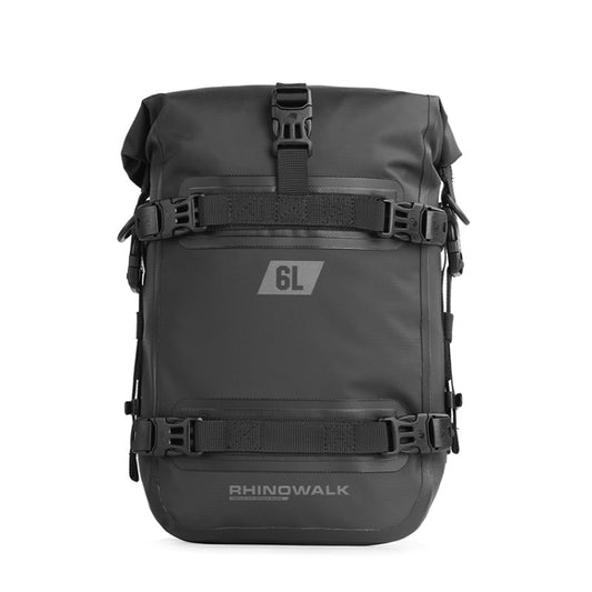 Rhinowalk MT2206 6L Waterproof Motorcycle Bumper Bag Outdoor Riding Bag(Black) - free shipping - PMC Jewellery - Order now!