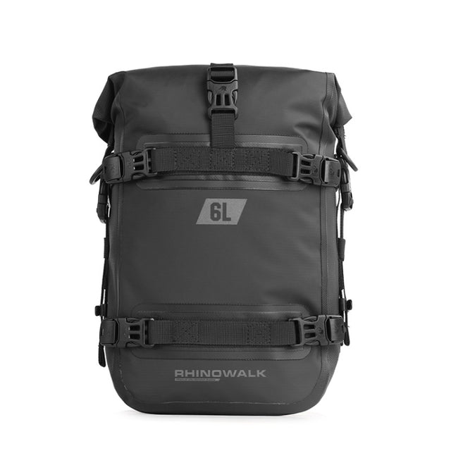 Rhinowalk MT2206 6L Water-resistant Motorcycle Bumper Bag Outdoor Riding Bag(Black)