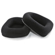 For Logitech Astro A20 2pcs Fleece Memory Foam Headphone Covers Earmuffs(Full Black) - Earmuff & Pad by PMC TechLife | Online Shopping South Africa | PMC TechLife