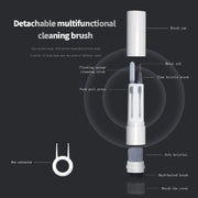 SYT-05 6-in-1 Bluetooth Earphone Clean Pen Brush Computer Keyboard Cleaning Tool