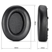 For Sony WH-XB910N XB910N 2pcs Headset Earmuffs Sponge Cover(Black)