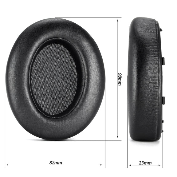 For Sony WH-XB910N XB910N 2pcs Headset Earmuffs Sponge Cover(Black)