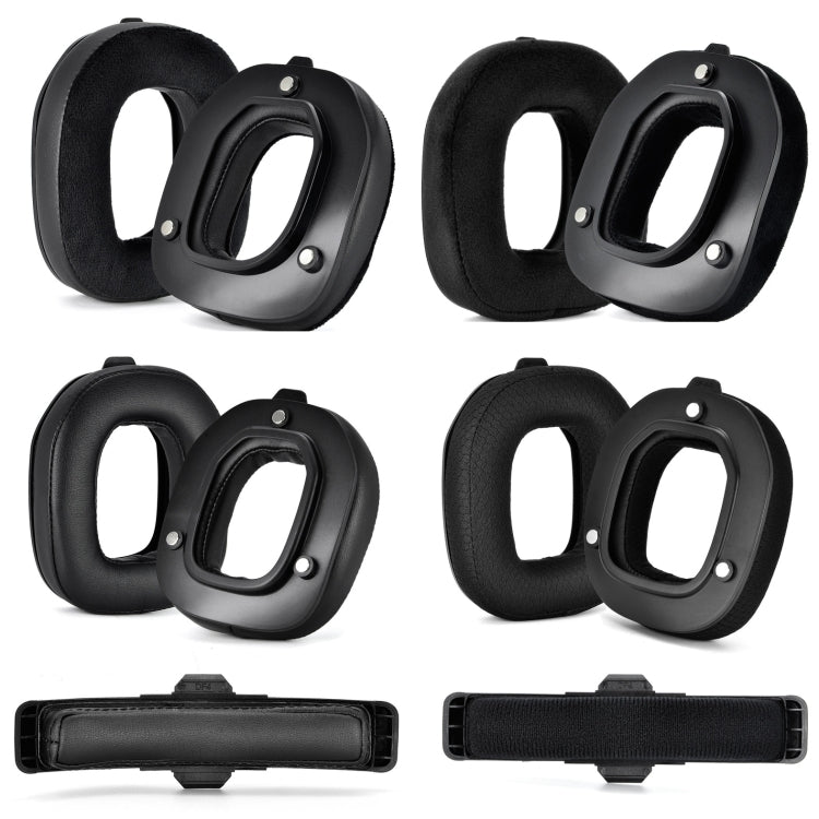 For Logitech Astro A50 Gen4 Headset Replacement Accessory ,Spec: 2pcs Protein Leather Earmuffs