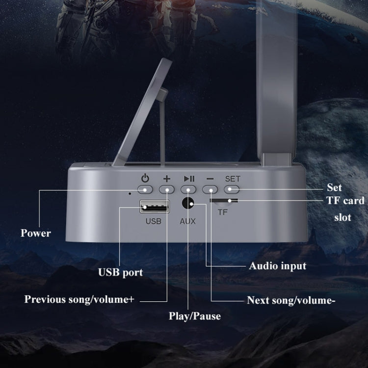 Y-558 Magnetic Levitation Astronaut TWS Bluetooth Speaker With RGB Light,Style: Golden Basic - Desktop Speaker by PMC TechLife | Online Shopping South Africa | PMC TechLife