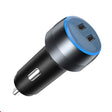IBD355-2C Dual PD Smart Car Phone Charger With LED Light, Spec: PD45W+PD45W - Car Charger by PMC TechLife | Online Shopping South Africa | PMC TechLife