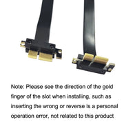 PCI-E 3.0 1X 90 Degrees Graphics Card / Wireless Network Card Extension Cable, Cable Length: 50cm