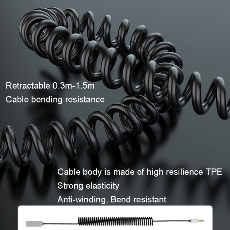 AUX Car Bluetooth Receiver Adapter 3.5mm Audio Receiver - Bluetooth Adapters by PMC TechLife | Online Shopping South Africa | PMC TechLife | Buy Now Pay Later Mobicred