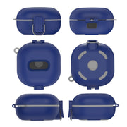 D10 For Samsung Galaxy Buds Live/Buds Pro/Buds 2 Shockproof Earphone Protective Cover Conjoined Switch(Blue)