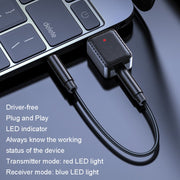 RX-TX-413 USB Bluetooth Receiving Launch 2 In 1 Adapter(Black)