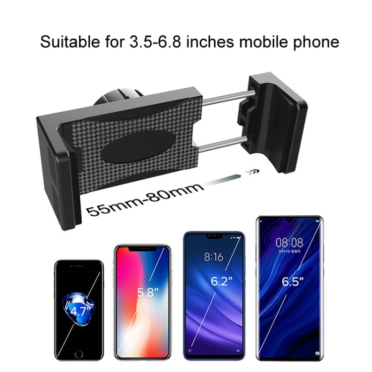 Car Dashboard Navigation Snap-on Mobile Phone Holder(Black) - Car Holders by PMC TechLife | Online Shopping South Africa | PMC TechLife