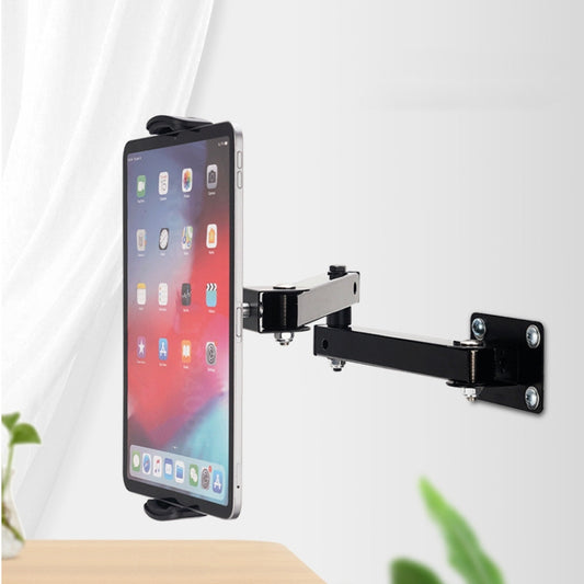 Wall Mount Tablet Cell Phone Stand Long Arm Stretchable Holder for 4-13 inch Devices(Two Sections) - free shipping - PMC Jewellery - Order now!