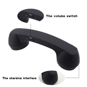 Bluetooth Wireless Connection Retro Microphone External Mobile Phone Handset(Pink)