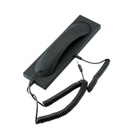 3.5mm Universal Office Mobile Phone Retro External Headset Mobile Phone Handset(White)