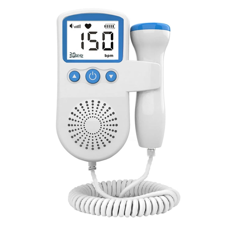 B3 Home Doppler Ultrasound Handheld Fetal Heart Pregnant Women Fetal Heart Monitor(Blue) - Heart Rate Monitoring by PMC TechLife | Online Shopping South Africa | PMC TechLife