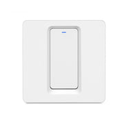 Tuya ZigBee Smart Single-fire Zero-fire Sharing Switch Phone Control Voice Panel EU Plug, Spec: 1 Button