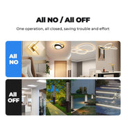 Tuya ZigBee Smart Single-fire Zero-fire Sharing Switch Phone Control Voice Panel EU Plug, Spec: 1 Button