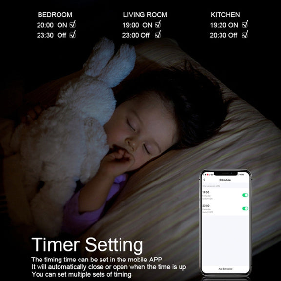 Tuya ZigBee Smart Single-fire Zero-fire Sharing Switch Phone Control Voice Panel EU Plug, Spec: 2 Buttons