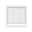 Tuya ZigBee Smart Single-fire Zero-fire Sharing Switch Phone Control Voice Panel EU Plug, Spec: 3 Buttons - Smart Switch by PMC TechLife | Online Shopping South Africa | PMC TechLife