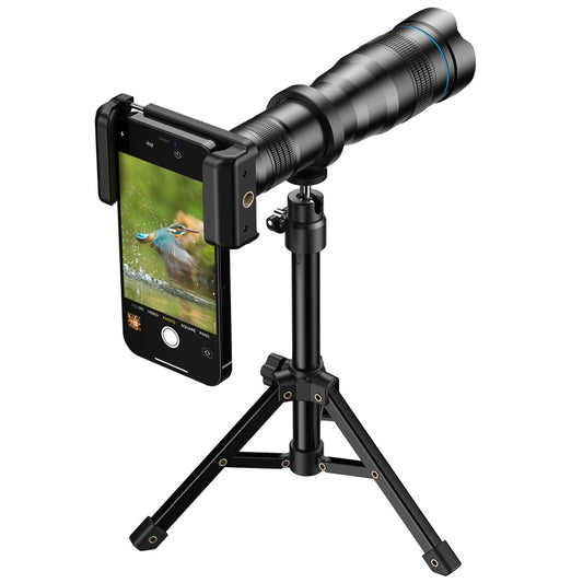 Apexel APL-36XJJ020 36X HD Telescope Universal Telephoto Phone Lens + Clip + Tripod Set - free shipping - PMC Jewellery - Order now!