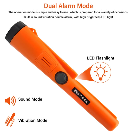 IP68-Pointer Handheld Metal Detector 3M Water-resistant Positioning Stick