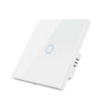 Tuya ZigBee Zero Firewire Touch Wall Remote Control Switch Light Control Voice Switch EU Plug, Style: 1 Gang (White) - Smart Switch by PMC TechLife | Online Shopping South Africa | PMC TechLife