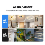 Tuya ZigBee Zero Firewire Touch Wall Remote Control Switch Light Control Voice Switch EU Plug, Style: 1 Gang (White)