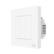 Tuya ZigBee Smart Single-fire Zero-fire Sharing Timing Voice Wall Switch EU Plug, Style: 3  Ways (White) - Smart Switch by PMC TechLife | Online Shopping South Africa | PMC TechLife