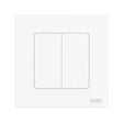 Tuya ZigBee Smart Single-fire Zero-fire Sharing Timing Voice Wall Switch EU Plug, Style: 2 Ways (White Scene Casual Post) - Smart Switch by PMC TechLife | Online Shopping South Africa | PMC TechLife