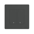 Tuya ZigBee Smart Single-fire Zero-fire Sharing Timing Voice Wall Switch EU Plug, Style: 2 Ways (Gray Scene Casual Post) - Smart Switch by PMC TechLife | Online Shopping South Africa | PMC TechLife