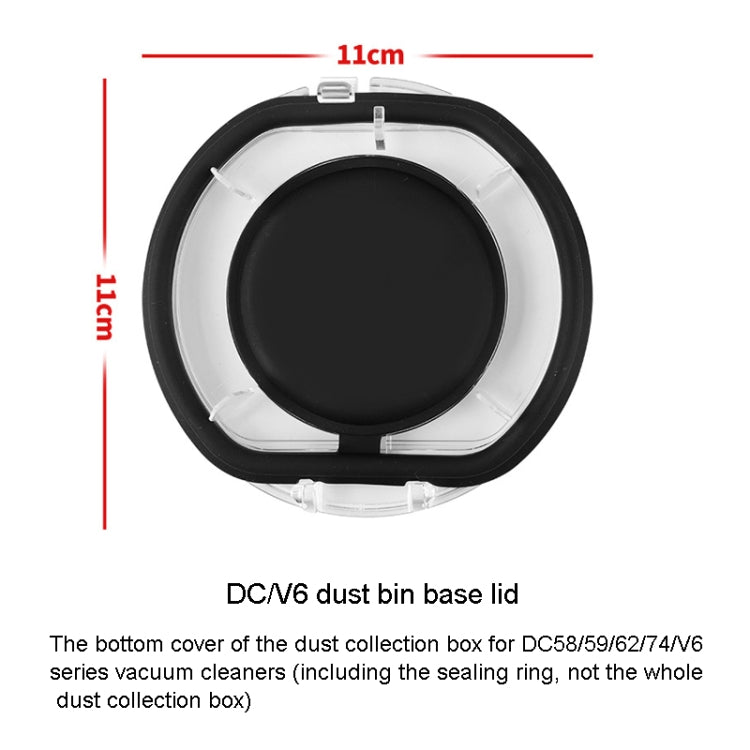 For Dyson V6 Dust Bin Base Lid Vacuum Cleaner Replacement Accessories - free shipping - PMC TechLife - Order now!